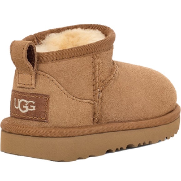 UGG TODDLER’S CLASSIC ULTRA MINI BOOTS CHESTNUT 10 - Picture 3 of 10